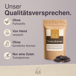 JKR Spices Tonkabohnen mit Qualitätsversprechen: ganze Bohnen, von Hand verpackt und ohne künstliche Aromen