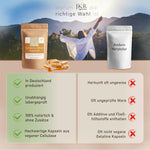 Vergleich zwischen Goldene Milch Pulvermischung und Kapseln – Vorteile wie Reinheit, Vegan und Ohne Zusatzstoffe