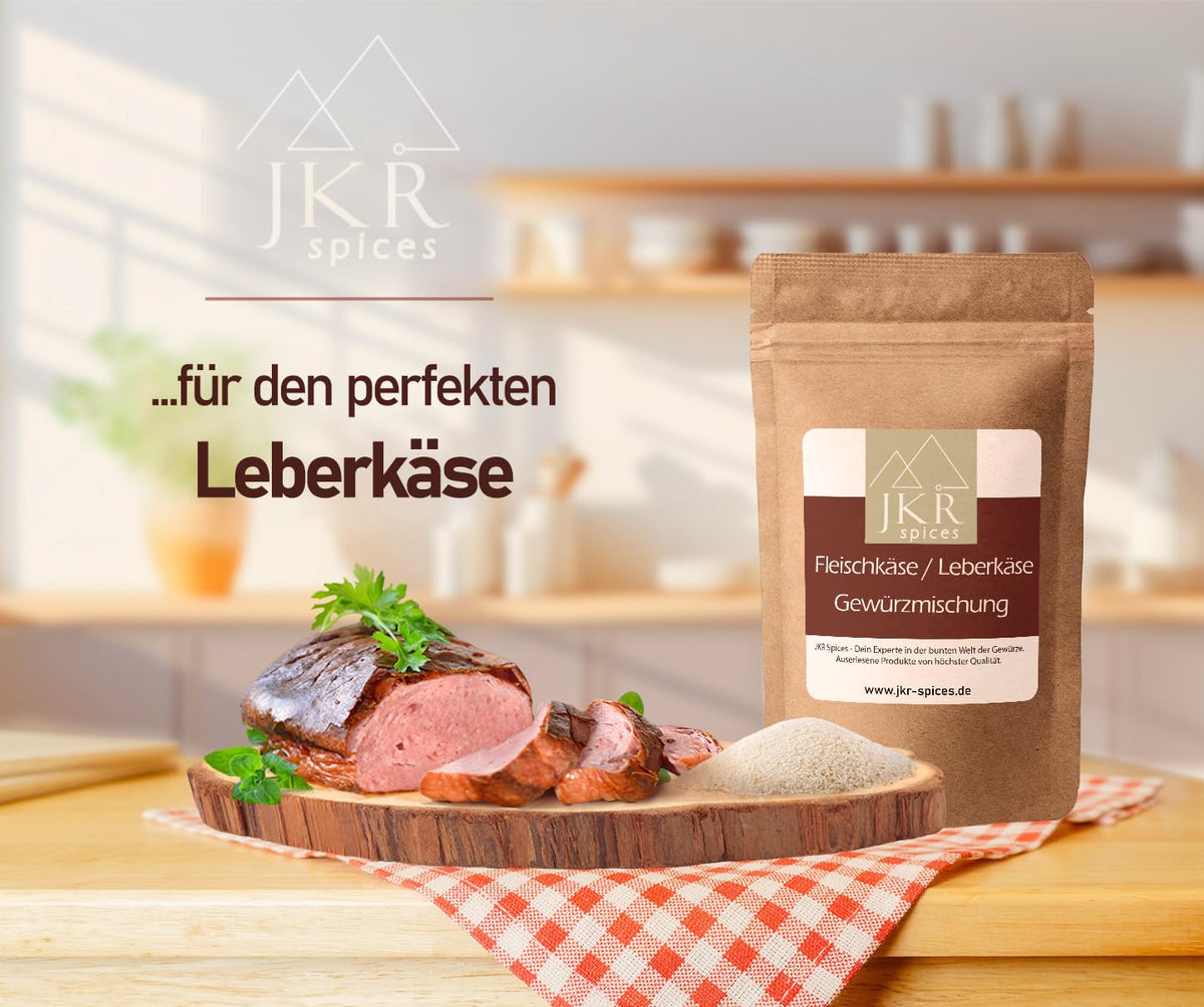 Hausgemachter Leberkäse im rustikalen Ambiente – Gewürzmischung als Grundlage für traditionelle Rezepte