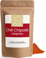 JKR Chili Chipotle Jalapeño Gewürz im aromadichten Doypack mit intensiv rotem, fein gemahlenem Rauchchili-Pulver