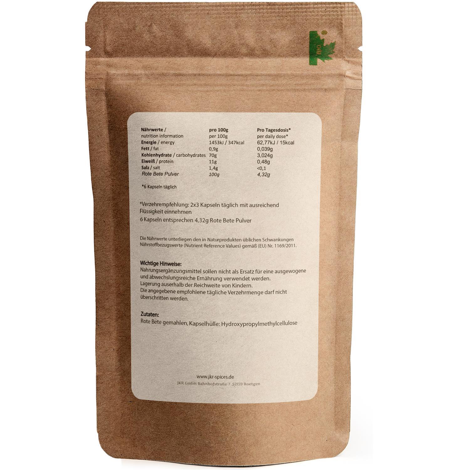 Rote Bete Kapseln